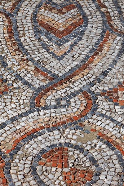 Turkey-Ephesus Roman mosaic floor in ancient city